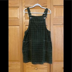 Faded Glory Corduroy Overall Dress